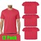 Gildan Unisex Heavy Cotton Tee 5000, 100% U.S. Cotton Shirt for DIY Projects, Pack of 12